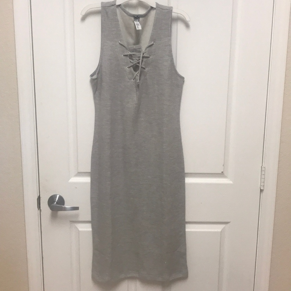 NWT Free Press dress Heather grey size L